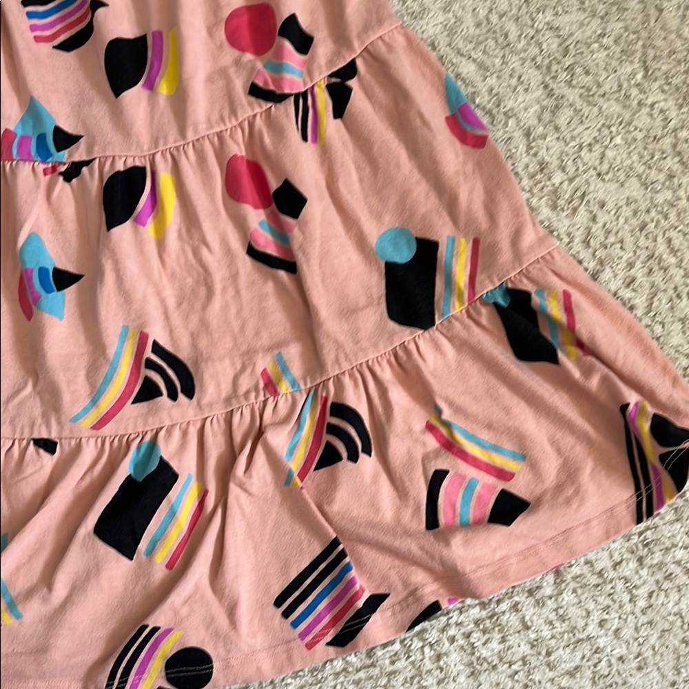 Pride Kids' Sleeveless Abstract Rainbows A-Line Dress - Picture 7 of 7